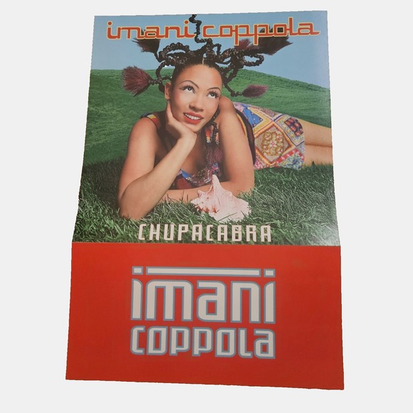 Other - Imani Coppola Chupacabra 18x12 Double Sided Promo Poster 1997 Sony Music